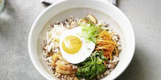 Bibimbap koreanische Reis-bowl