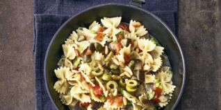 Caponata-Nudelpfanne Caponata-Nudelpfanne