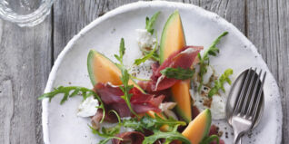 Insalata Melone mit Prosciutto und Mozzarella