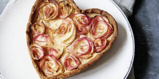 Apfelrosen-Kuchen