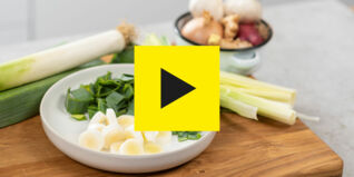 Lauch schneiden Lauch schneiden