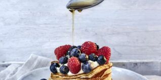 Kleine Beeren-Pancakes