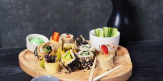 Käse-Sushi Käse-Sushi