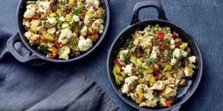 Tofu-»Rührei« mit Gemüse