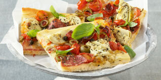 Artischockenpizza Artischockenpizza