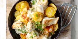 Pannfisch mit Senfsauce