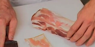 Speck knusprig braten