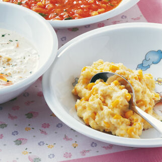 Sahne-Polenta mit Mais