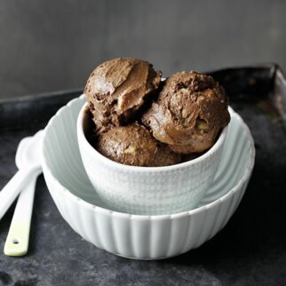 Avocado-Schoko-Eiscreme Avocado-Schoko-Eiscreme
