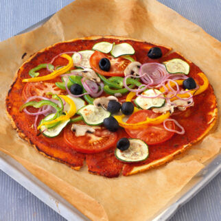 Maisfladen-Pizza