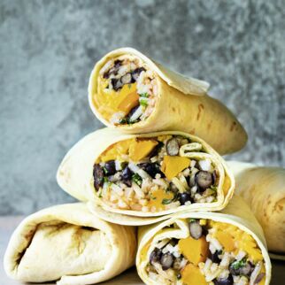 Burritos mit Kürbis Burritos mit Kürbis