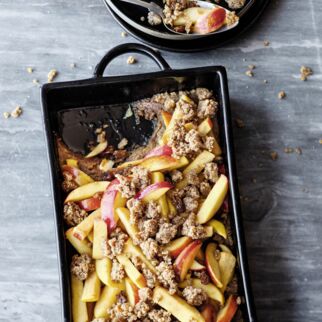 ofenwarmer Apfelauflauf ofenwarmer Apfelauflauf