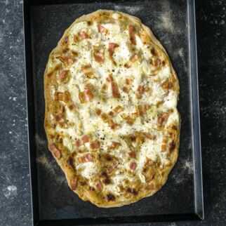 Flammkuchen ohne Mehl Flammkuchen ohne Mehl