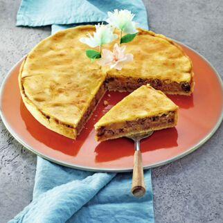 Gedeckter Apfelkuchen Gedeckter Apfelkuchen