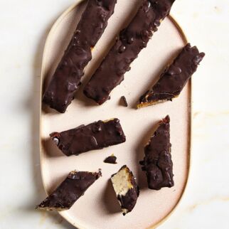 Nugat-Karamell-Riegel Nugat-Karamell-Riegel