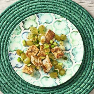 Putenbrust mit Trauben Putenbrust mit Trauben