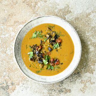 Auberginensuppe Auberginensuppe