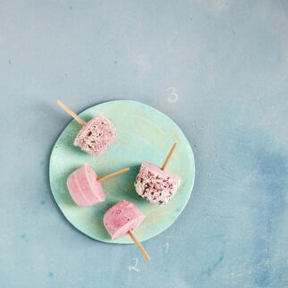 Himbeer-Kokos-Eis Himbeer-Kokos-Eis