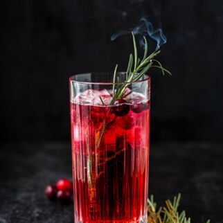 Gin Tonic mit Cranberry