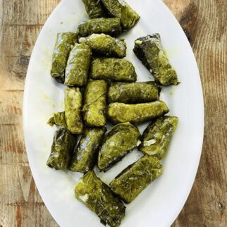 Gefüllte Weinblätter mit Tomaten Gefüllte Weinblätter mit Tomaten