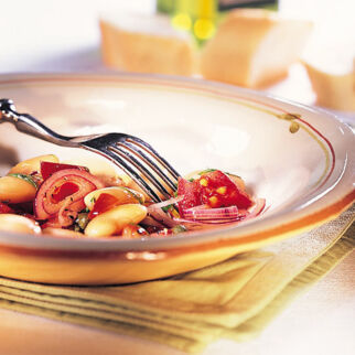 Wei&szlig;er Bohnensalat