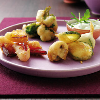 Gemüse in Weinteig Gemüse in Weinteig