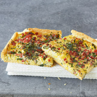 Lauchkuchen Lauchkuchen