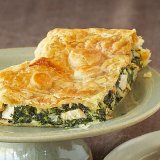 Geflügel-Spinat-Pita Geflügel-Spinat-Pita