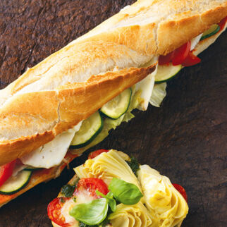 Halloumi-Baguette