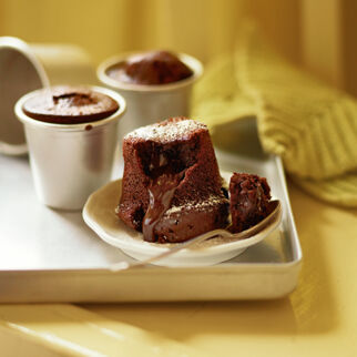 Warme Schokoladenkuchen Warme Schokoladenkuchen