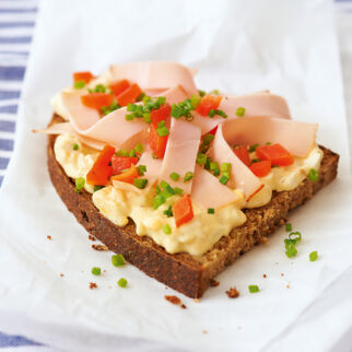Buntes Eierbrot