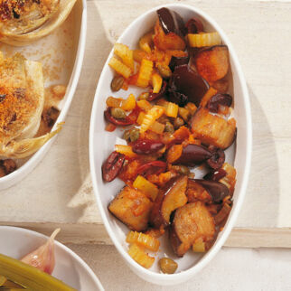 Auberginengemüse Auberginengemüse