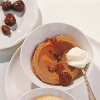 »Mont Blanc« (Kastaniendessert) »Mont Blanc« (Kastaniendessert)