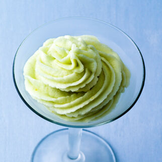 Grünes Apfelsorbet mit Zitronengras Grünes Apfelsorbet mit Zitronengras