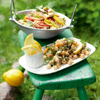 Glasnudelsalat mit Tofu