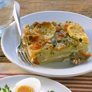 Vegetarischer Gemüseauflauf Vegetarischer Gemüseauflauf