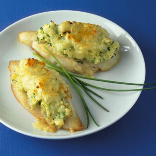 Heilbutt unter Kartoffelhaube Heilbutt unter Kartoffelhaube