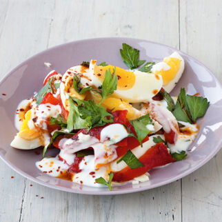 Paprika-Eiersalat Paprika-Eiersalat