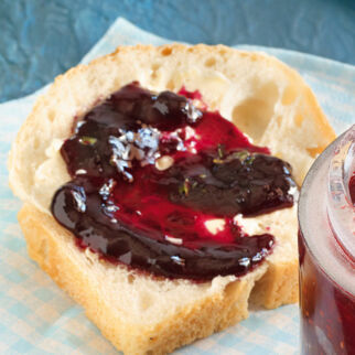 Heidelbeerkonfitüre mit Thymian Heidelbeerkonfitüre mit Thymian