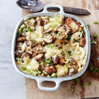 Ofengeschnetzeltes mit Spätzle Ofengeschnetzeltes mit Spätzle