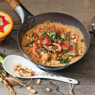 Rindfleischcurry mit Paprika