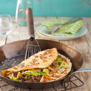 Frühlingsrollen-Omelett