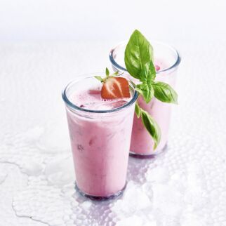 Erdbeer-Kefir-Drink