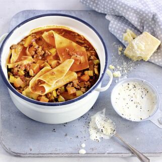 Lasagne-Suppe Lasagne-Suppe