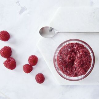 Chia-Himbeer-Konfitüre Chia-Himbeer-Konfitüre