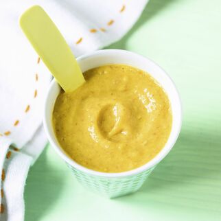 Dinkel-Kürbis-Linsen-Brei Dinkel-Kürbis-Linsen-Brei