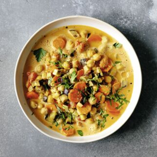 Kichererbsen-Auberginen-Curry Kichererbsen-Auberginen-Curry