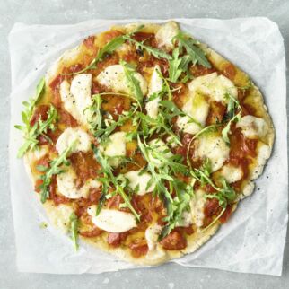 Pizza mit Rucola Pizza mit Rucola