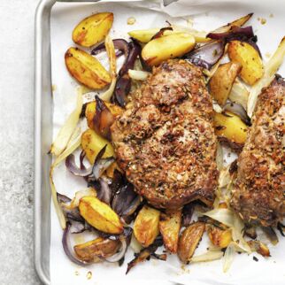 Ofengeröstete Nackensteaks Ofengeröstete Nackensteaks