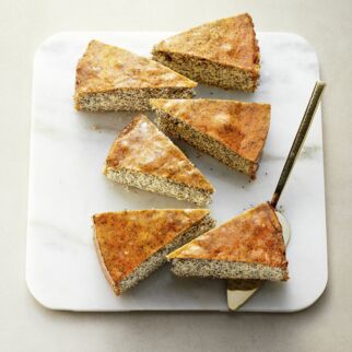 Orangen-Mohn-Kuchen mit Erythrit Orangen-Mohn-Kuchen mit Erythrit